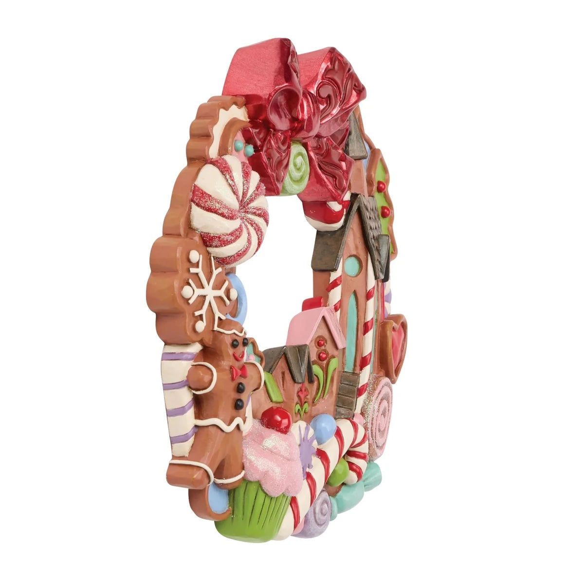 Gingerbread Wall Wreath - Nifty Decor & More