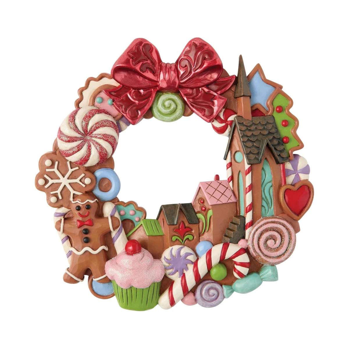 Gingerbread Wall Wreath - Nifty Decor & More