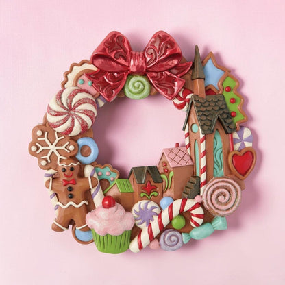 Gingerbread Wall Wreath - Nifty Decor & More