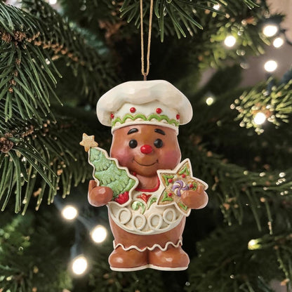 Gingerbread with Cookies Ornament - Nifty Decor & More