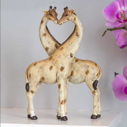 Giraffe Couple Figurine | Romantic Animal Home Decor Gift - Nifty Decor & More