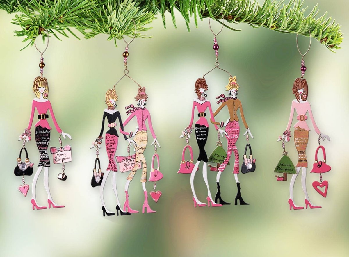 Girlfriends Ornaments - Nifty Decor & More