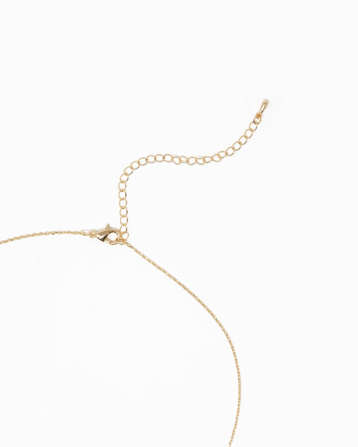 Glass Clover Pendant Necklace