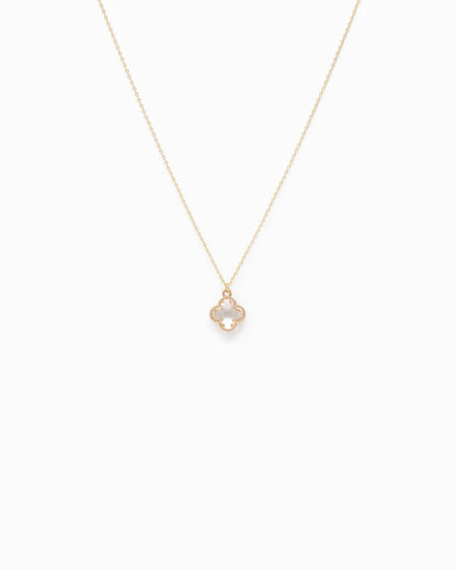 Glass Clover Pendant Necklace - Nifty Decor & More