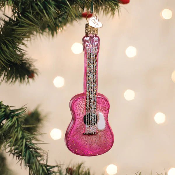 Glittered Glam Guitar - Nifty Decor & More