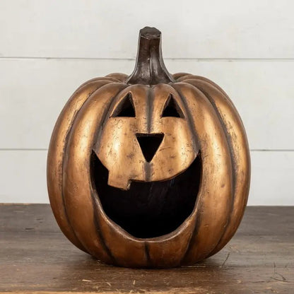 Gold Big Mouth Pumpkin - Nifty Decor & More