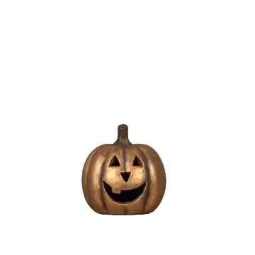 Gold Big Mouth Pumpkin - Nifty Decor & More