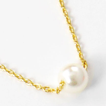 Pearl Bridesmaid Necklace Gold-Dipped GCM