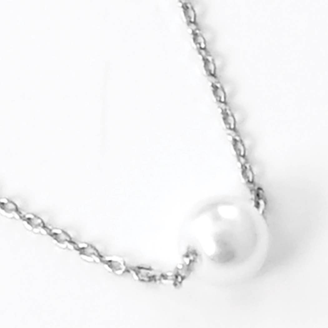 Gold-Dipped Pearl Bridesmaid Necklace ONE SIZE RCM