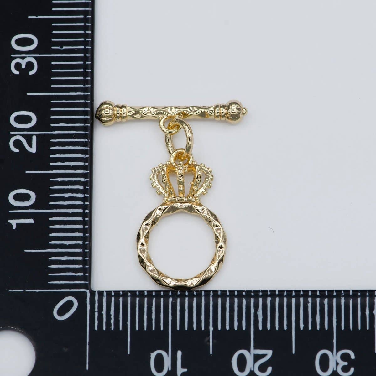 Gold Filled Crown Style Toggle Clasp For Jewelry Making DIY Necklace Bracelet Anklet L - 312 - Nifty Decor & More