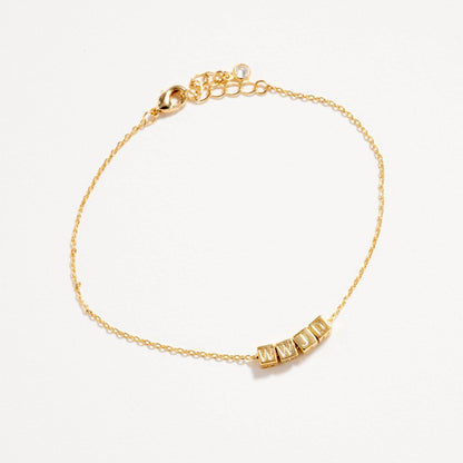 Gold WWJD Bracelet – Inspirational Letter Chain - Nifty Decor & More
