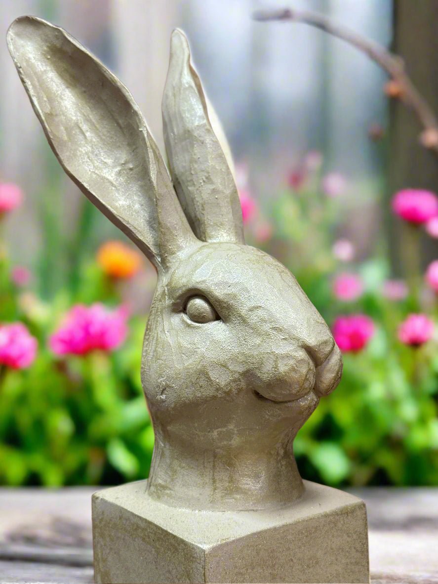 Golden Art Bunny Figurine - Elegant Gold Leaf Rabbit Statue, Cute Home Decor, Perfect Gift for Easter & Animal Lovers - Nifty Decor & More