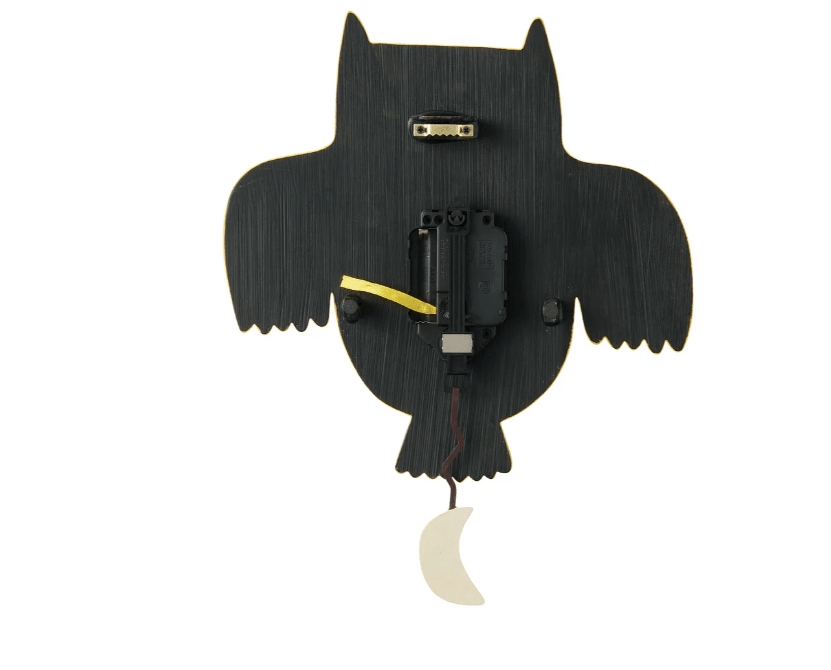 Golden Hoot Wall Clock - Nifty Decor & More
