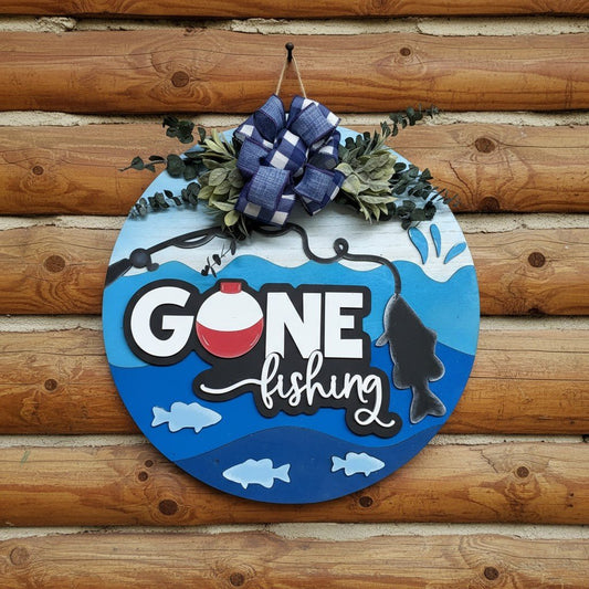 Gone Fishing Sign - Nifty Decor & More