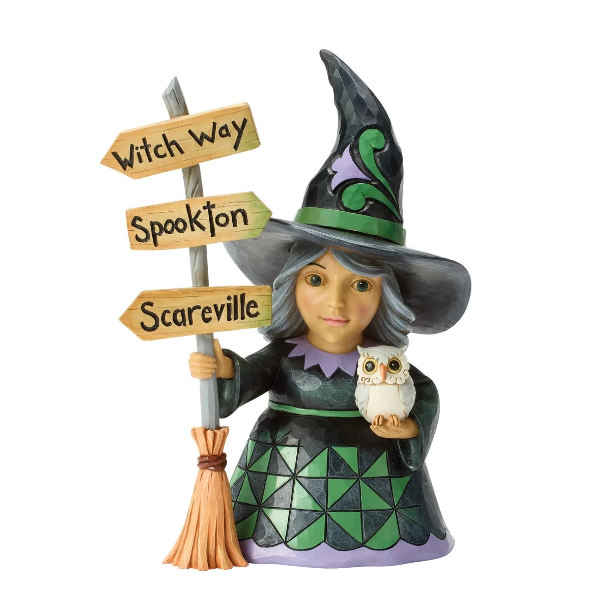 Good Witch Next to Broom Sign - Nifty Decor & More