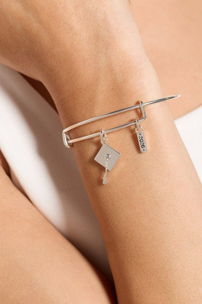 Graduation 2026 Multi-Charm Bangle - Nifty Decor & More