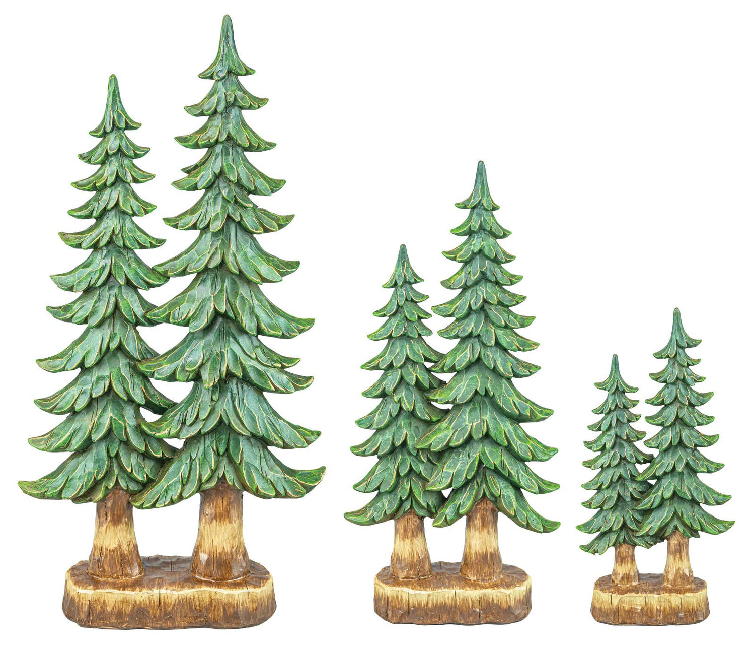 Green Pine Tree Set of 3 - Nifty Decor & More