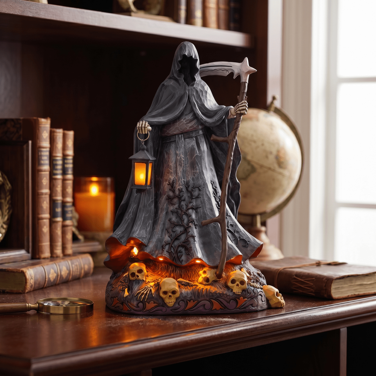 Grim Reaper with LED Glow - Nifty Decor & More