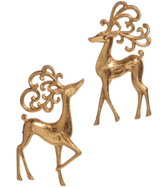 Guess and Company - 5.25" Ornate Deer Ornament - Nifty Decor & More