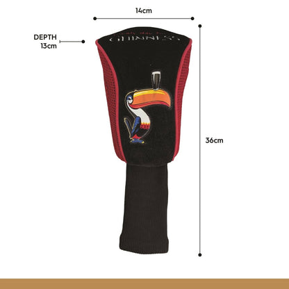 Guinness Toucan Golf Club Head Cover - Black - Nifty Decor & More