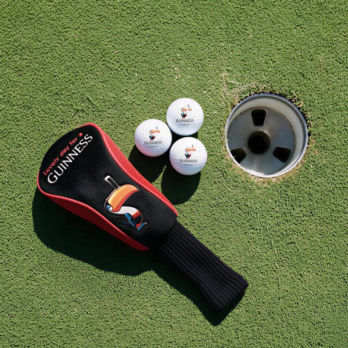 Guinness Toucan Golf Club Head Cover - Black - Nifty Decor & More