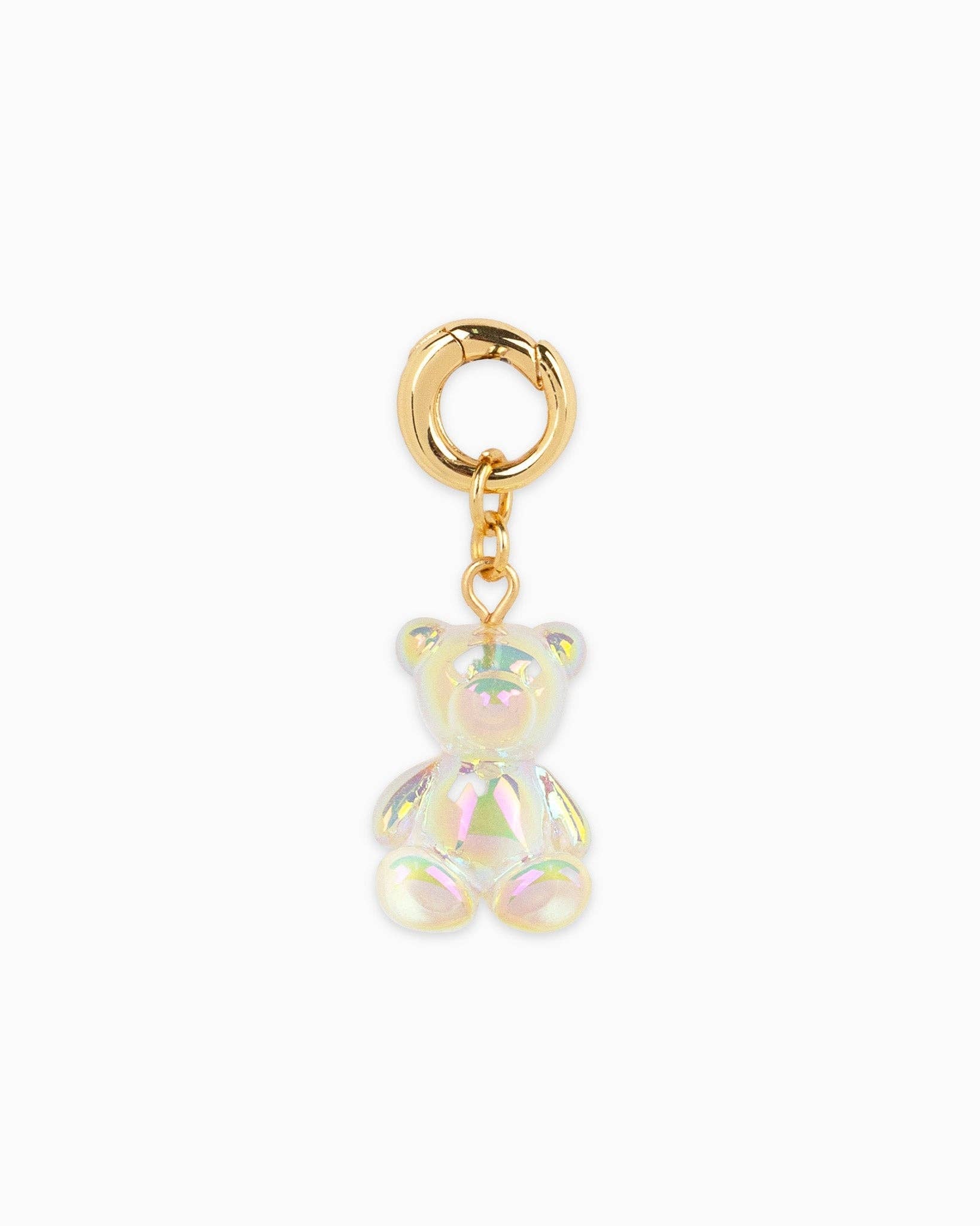 Gummy Bear Jewelry Charm in Transparent Resin, Adorable Playful Accessory for Jewelry DIY, Fun Gift Idea for Kids and Young Adults - Nifty Decor & More