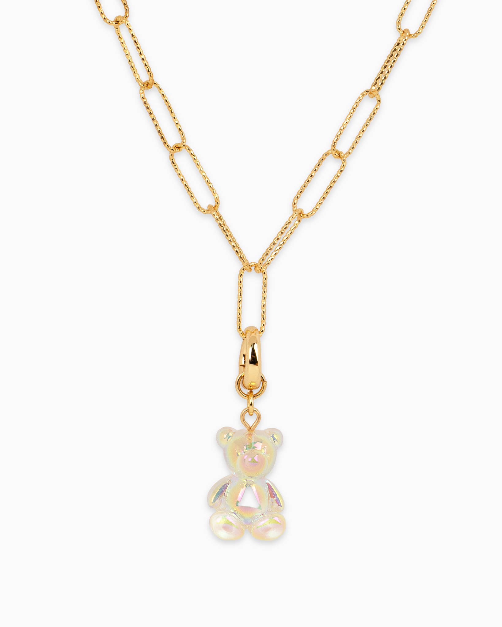 Gummy Bear Jewelry Charm in Transparent Resin, Adorable Playful Accessory for Jewelry DIY, Fun Gift Idea for Kids and Young Adults - Nifty Decor & More
