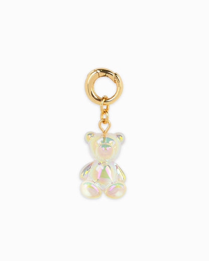 Gummy Bear Jewelry Charm in Transparent Resin, Adorable Playful Accessory for Jewelry DIY, Fun Gift Idea for Kids and Young Adults Keychains