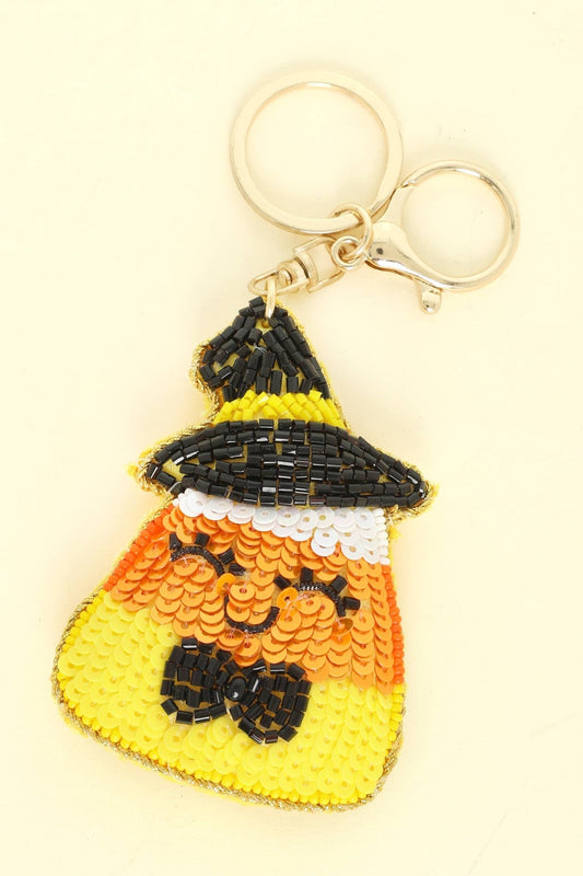 Halloween Bewitched Candy Corn Key Chain