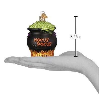Witchy Aesthetic Holiday Keepsake - Hand-Crafted Glass Cauldron