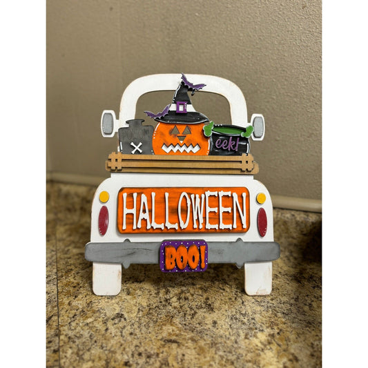 Halloween Pumpkin Truck - Nifty Decor & More