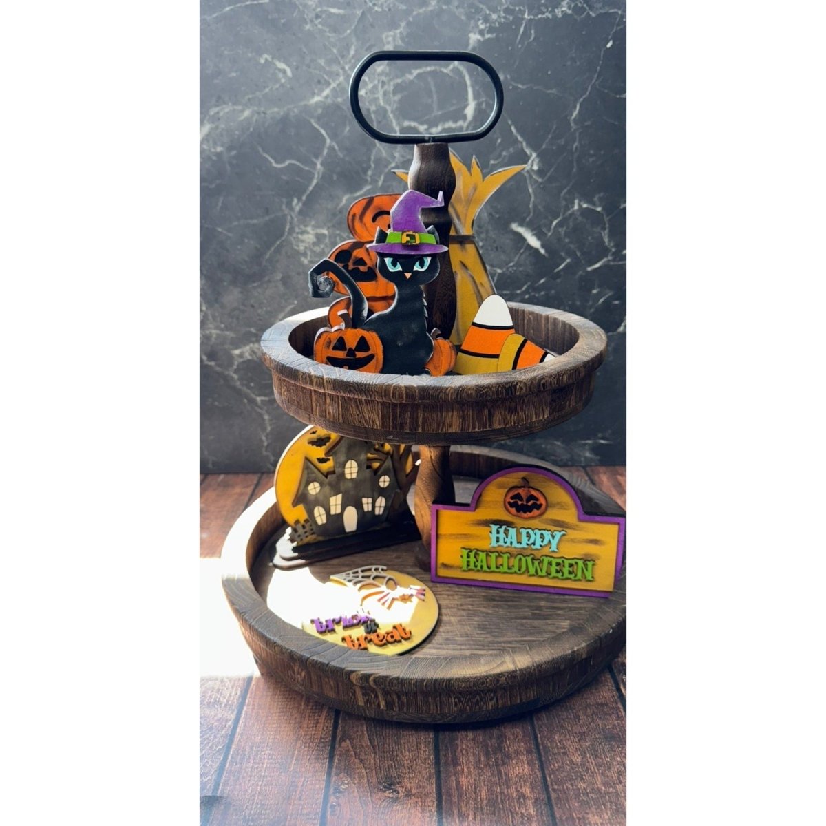 Halloween Tiered Tray - Nifty Decor & More