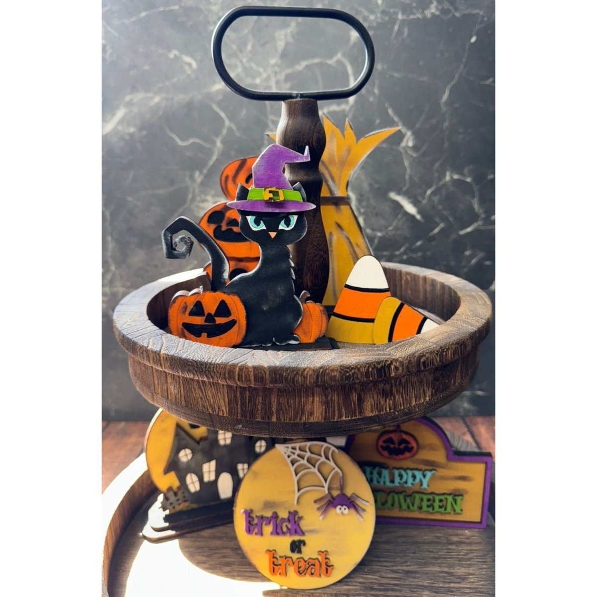 Halloween Tiered Tray - Nifty Decor & More
