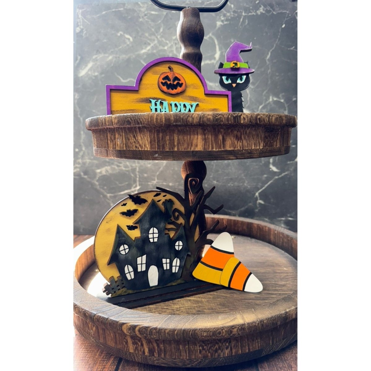 Halloween Tiered Tray - Nifty Decor & More