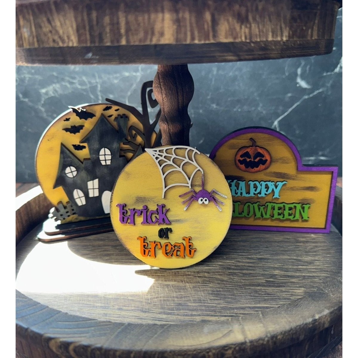 Halloween Tiered Tray - Nifty Decor & More
