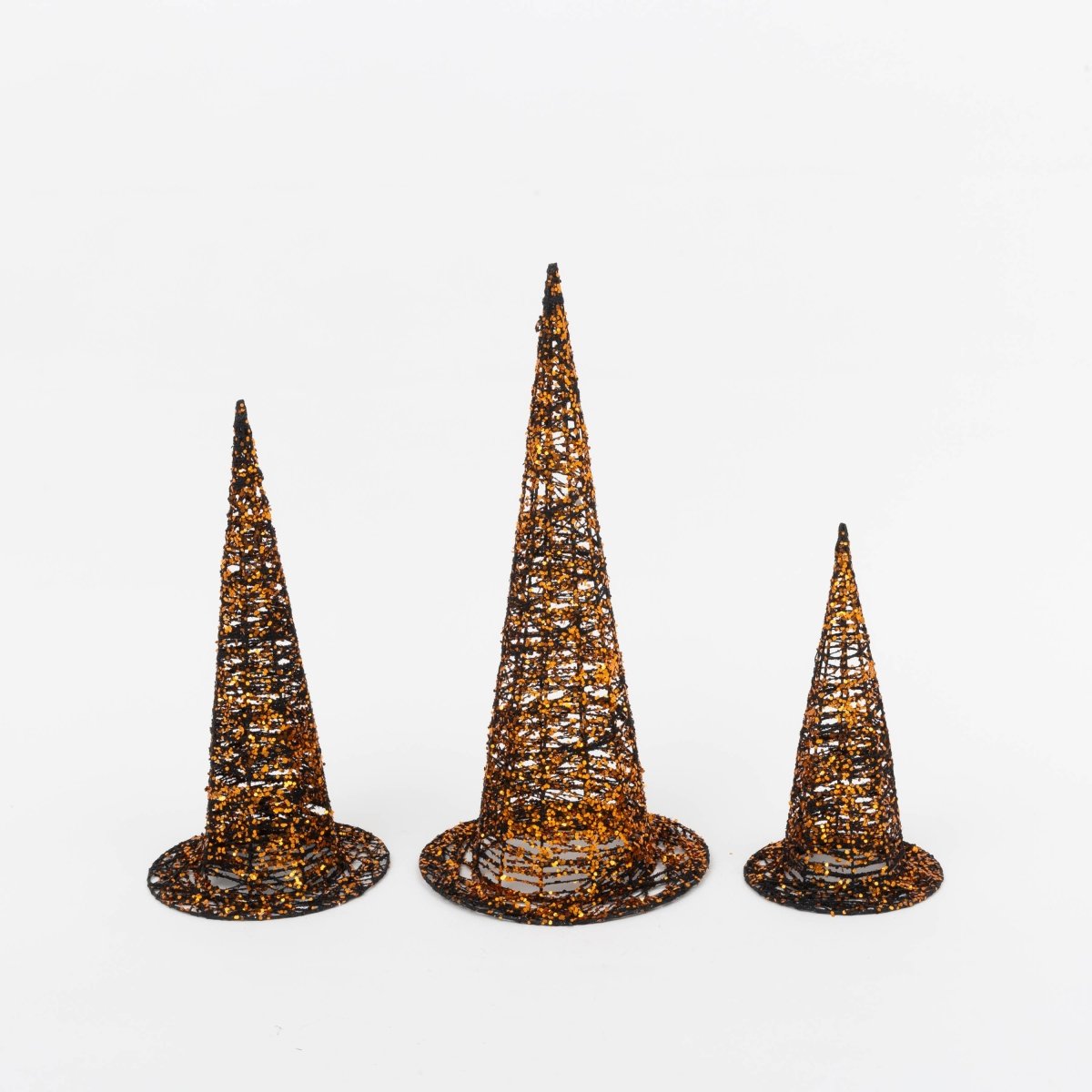 Halloween Witch Hats Set of 3 - Lg 20"H - Nifty Decor & More