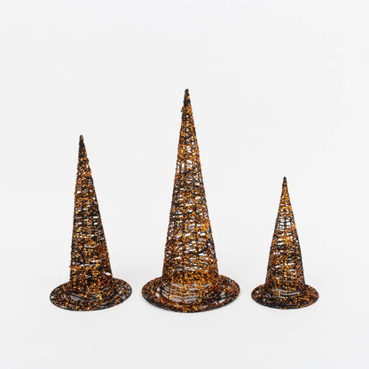 Halloween Witch Hats Set of 3 - Lg 20"H - Nifty Decor & More