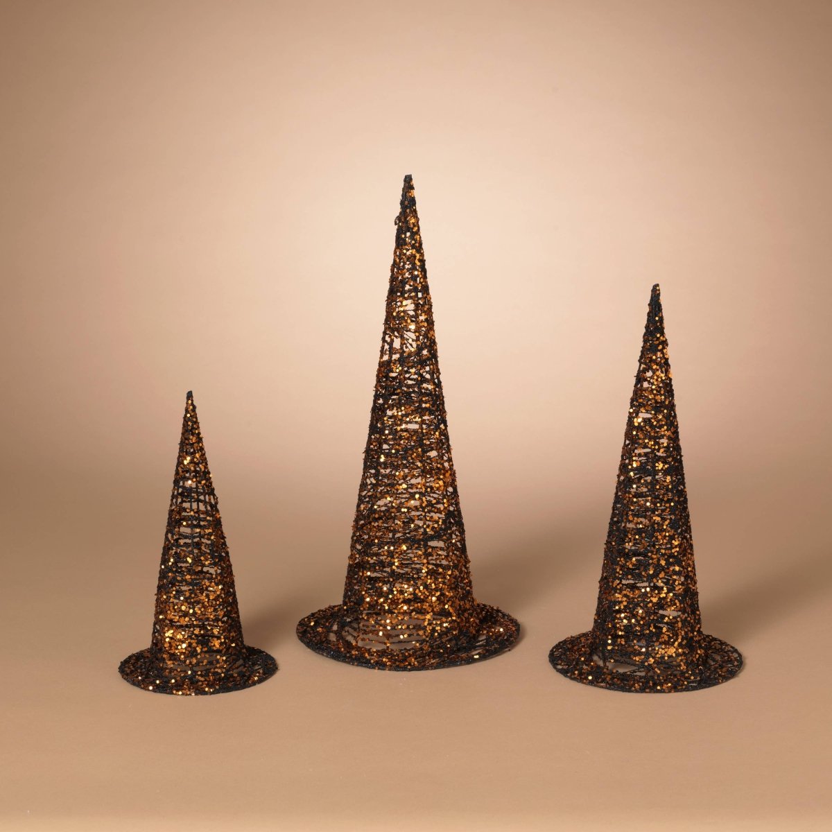 Halloween Witch Hats Set of 3 - Lg 20"H - Nifty Decor & More