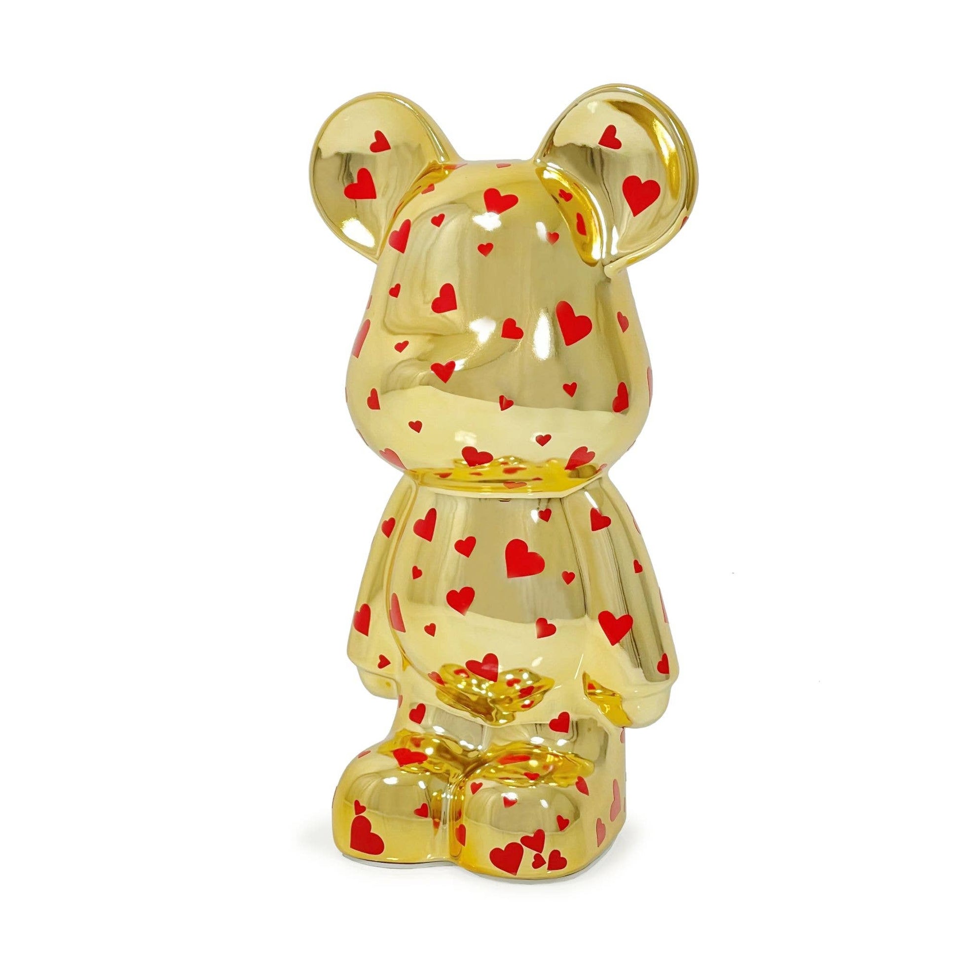 Hand Decorated Bear Money Bank