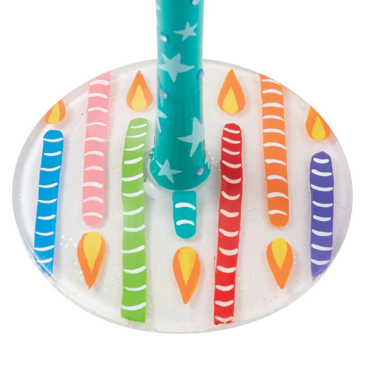 Happy Birthday Blast Hand Painted Wine Glass - Nifty Decor & More