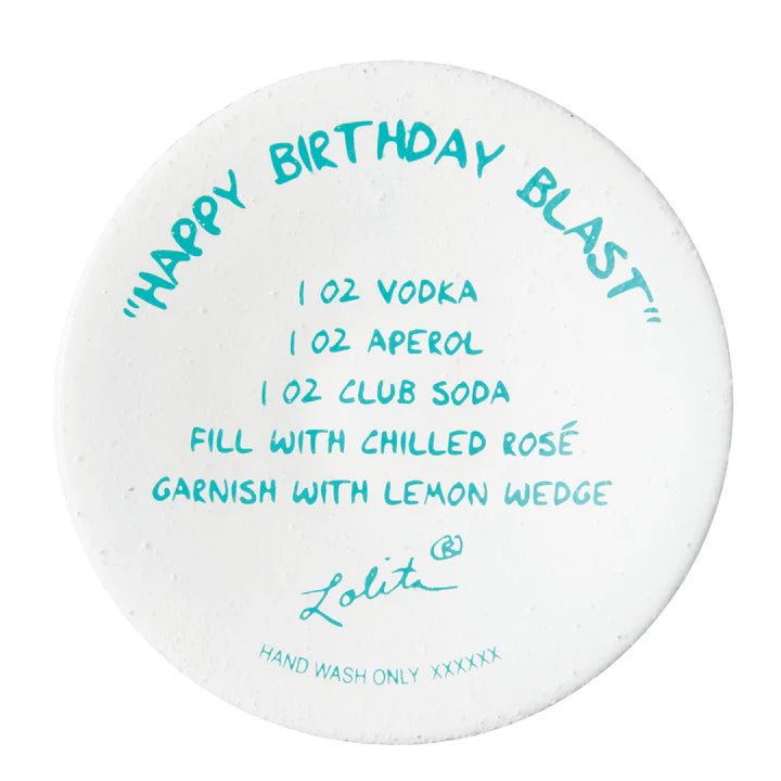 Happy Birthday Blast Hand Painted Wine Glass - Nifty Decor & More