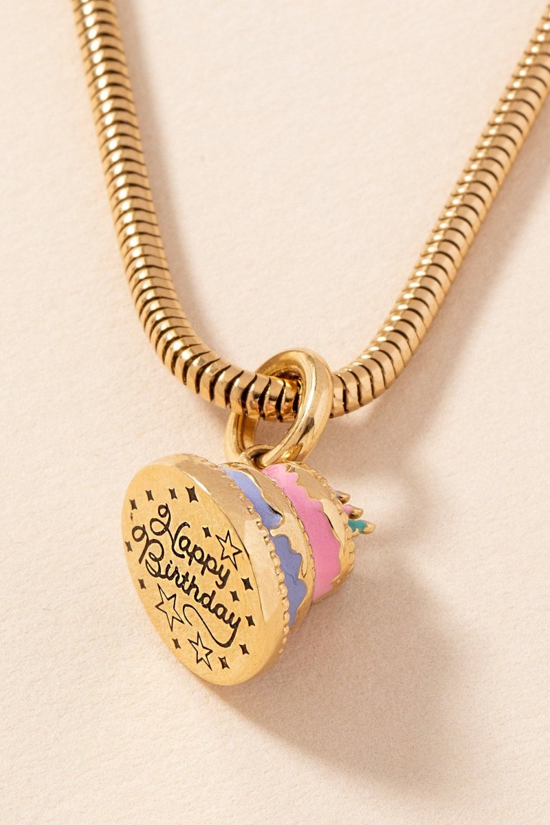 'Happy Birthday' Cake Charm - Nifty Decor & More