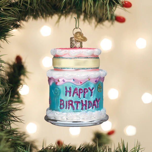 Happy Birthday Cake Ornament - Nifty Decor & More