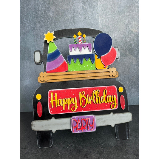 Happy Birthday Truck Interchangeable Add On Add-on only