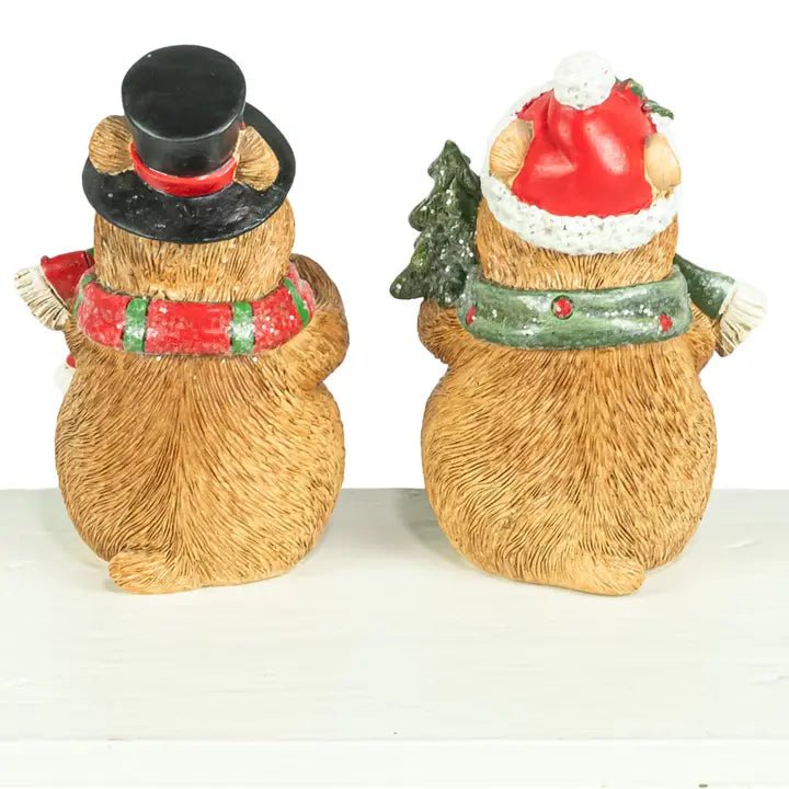 Happy Christmas Capybara Dangle Legs - Nifty Decor & More