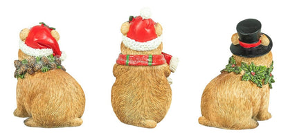 Happy Christmas Capybara Tabletop - Nifty Decor & More