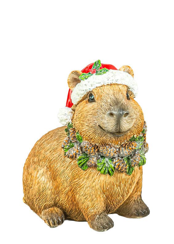 Happy Christmas Capybara Tabletop - Nifty Decor & More