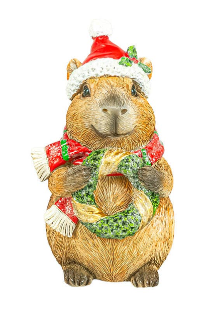 Happy Christmas Capybara Tabletop - Nifty Decor & More