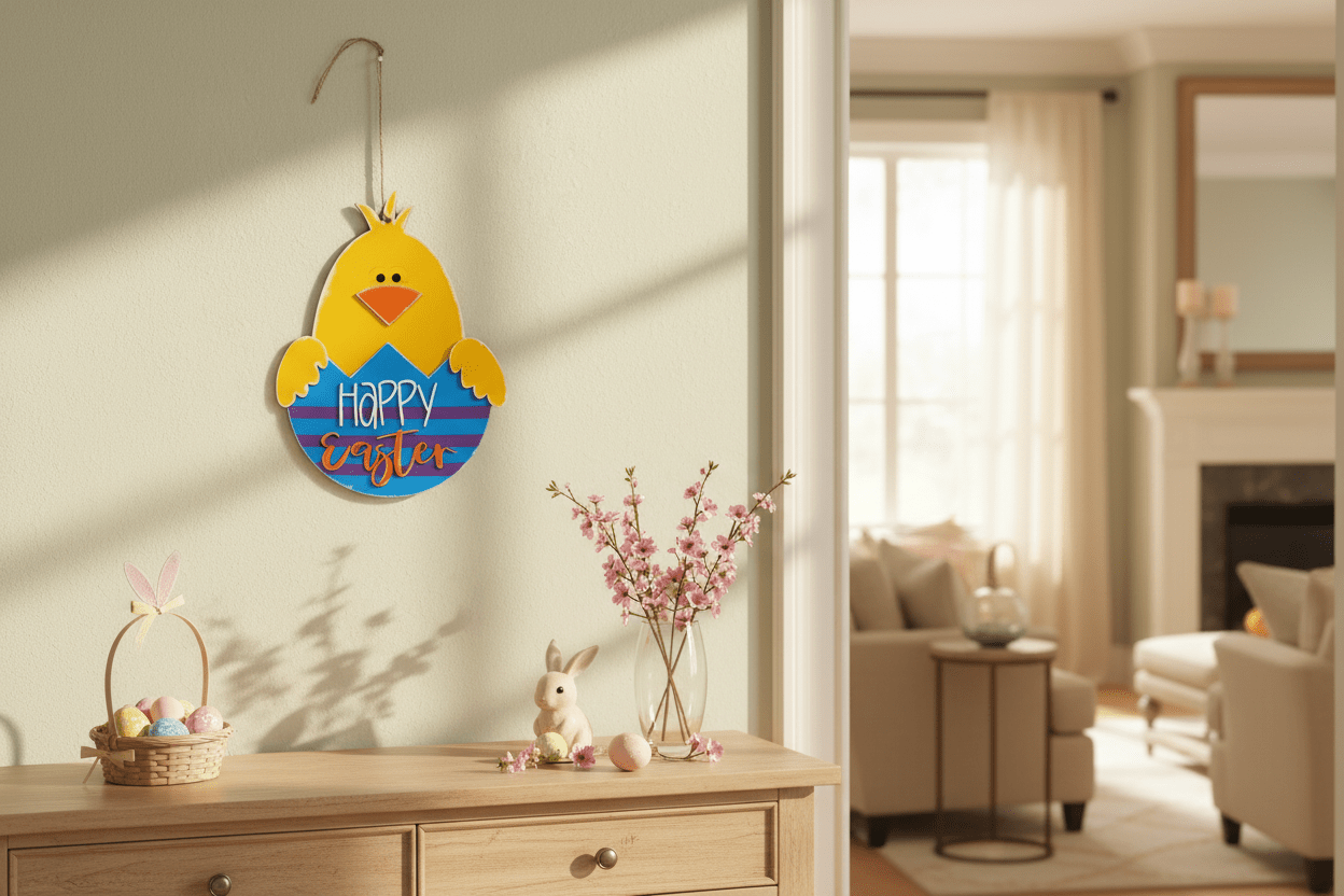 Happy Easter Door Hangers - Nifty Decor & More