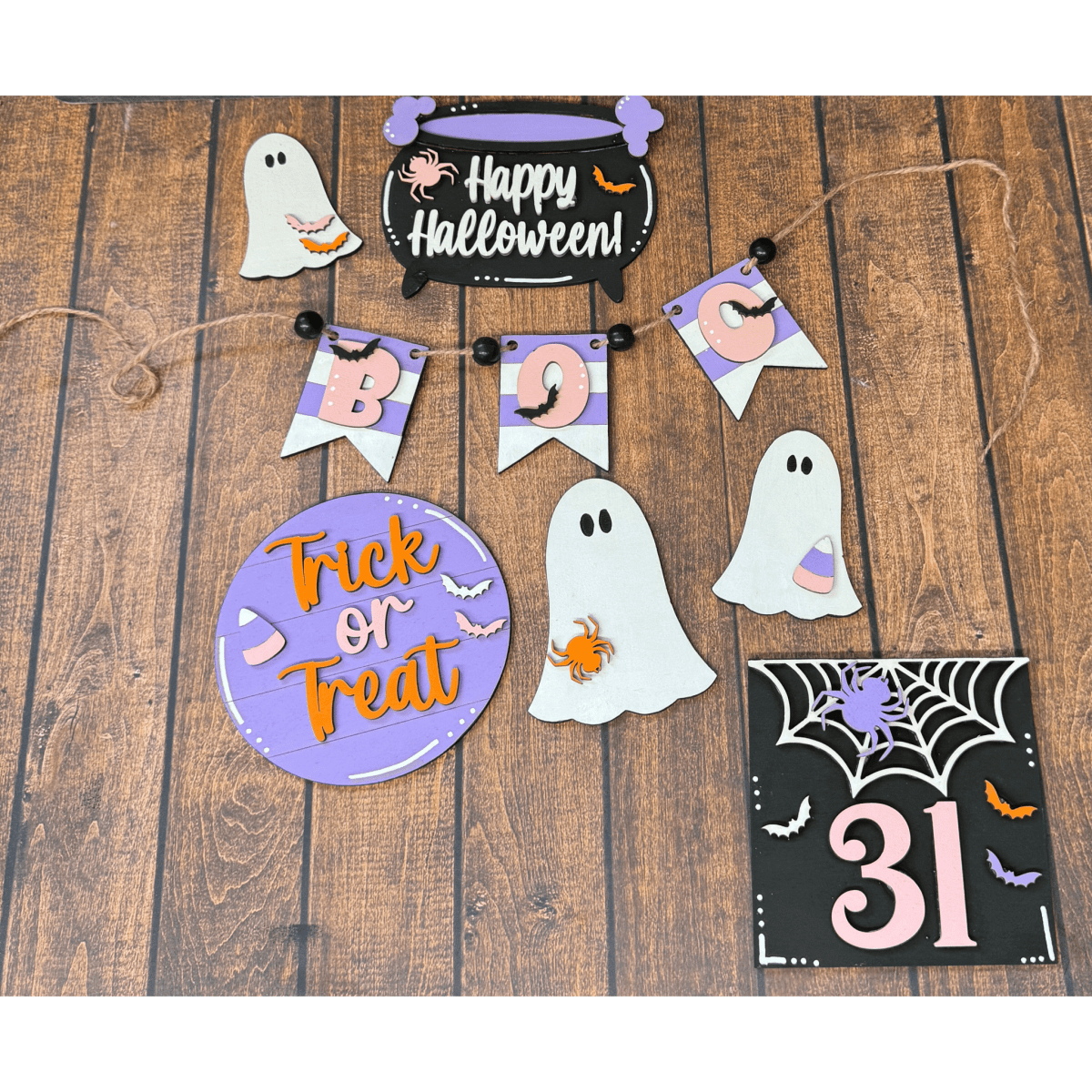 Happy Halloween Tiered Tray - Nifty Decor & More